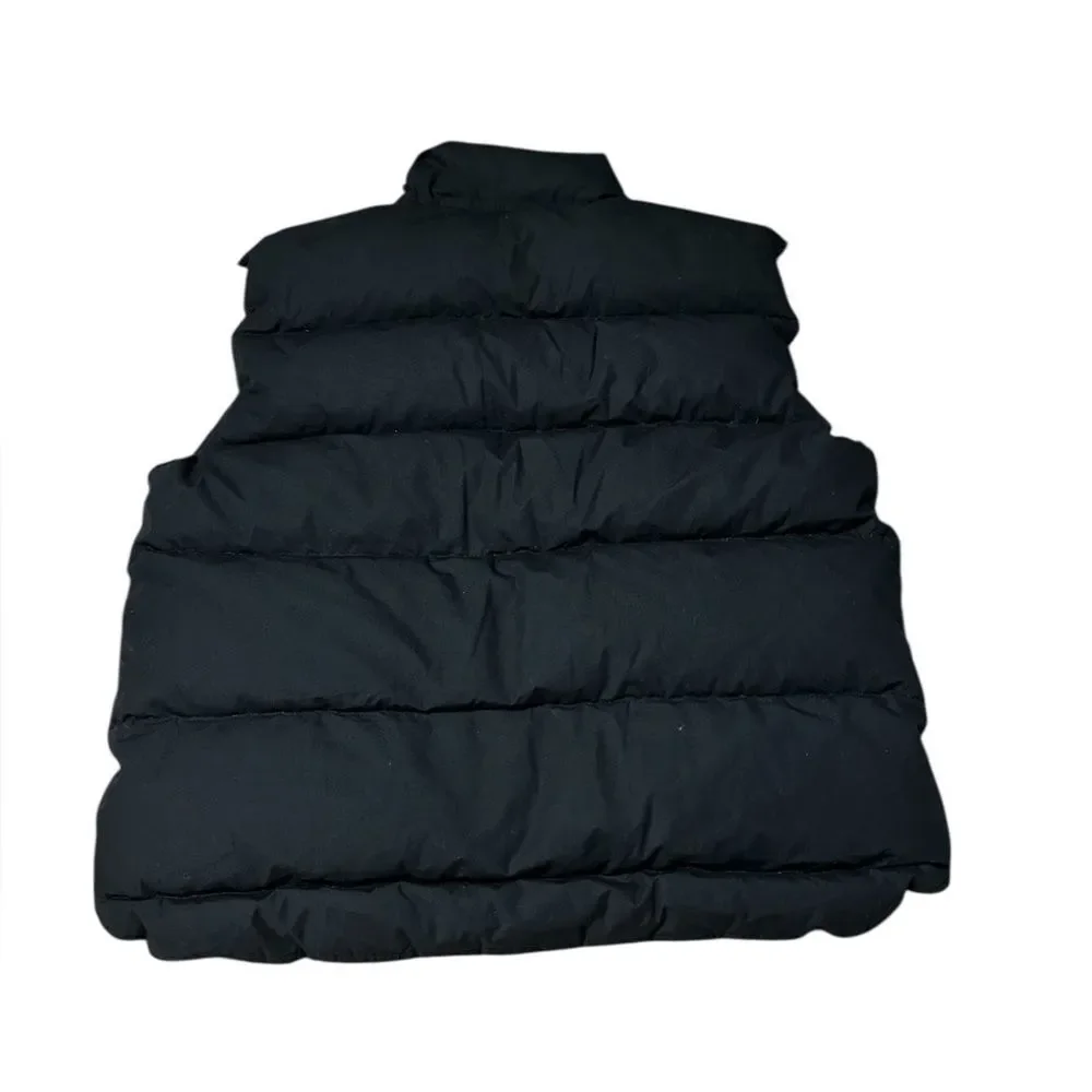 Woodlake Vintage Men’s Down Puffer Vest Large Black Insulated 90s